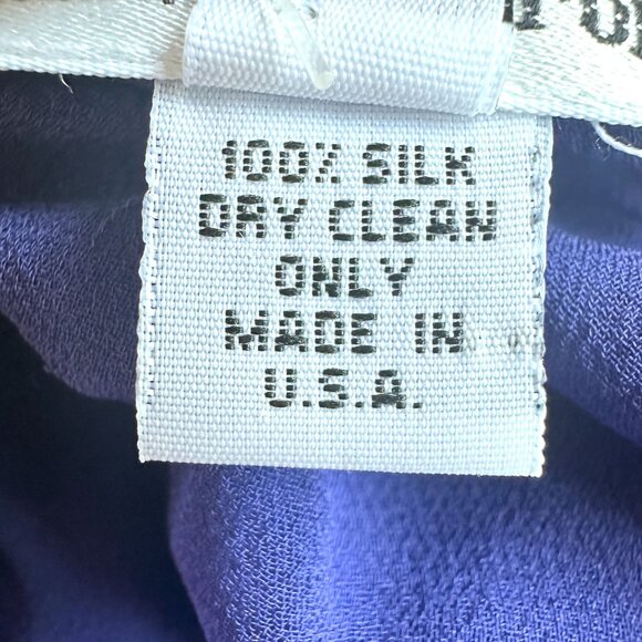 Shawn Ray Fons Tiered Chiffon Silk Strapless Cocktail Dress Size 8 Blue NWT $880 - Picture 8 of 10